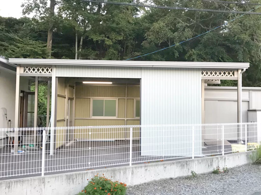 ガレージ施工
